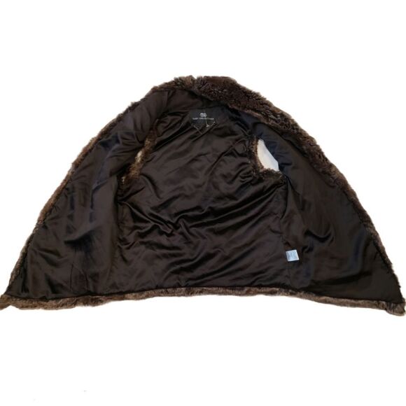 Tart Collection Faux Fur Brown Vest - Picture 4 of 9
